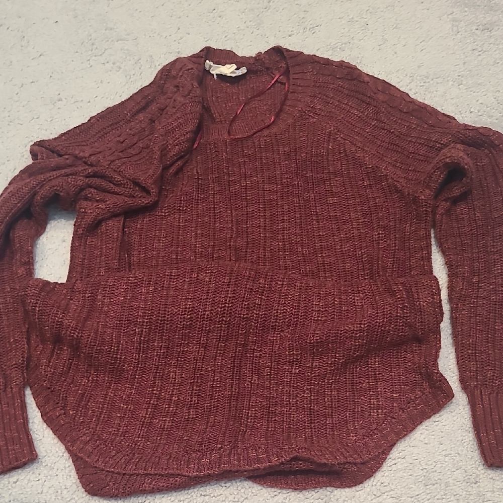 Women's Maroon Sweater